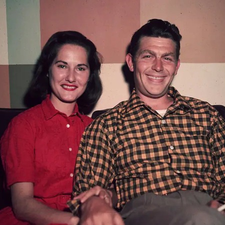 Solica Casuto and her former beau Andy Griffith.